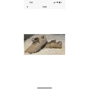 Nobull Wild Sand Trainer Shoes Womens Size 8 Tan/Camoflage CrossFit Sneakers